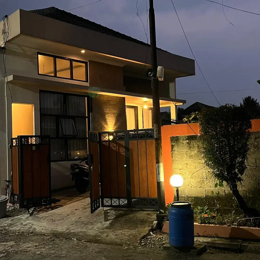 Rumah Modern Minimalis Cluster/Sangat Dekat  Stasiun Bojonggede