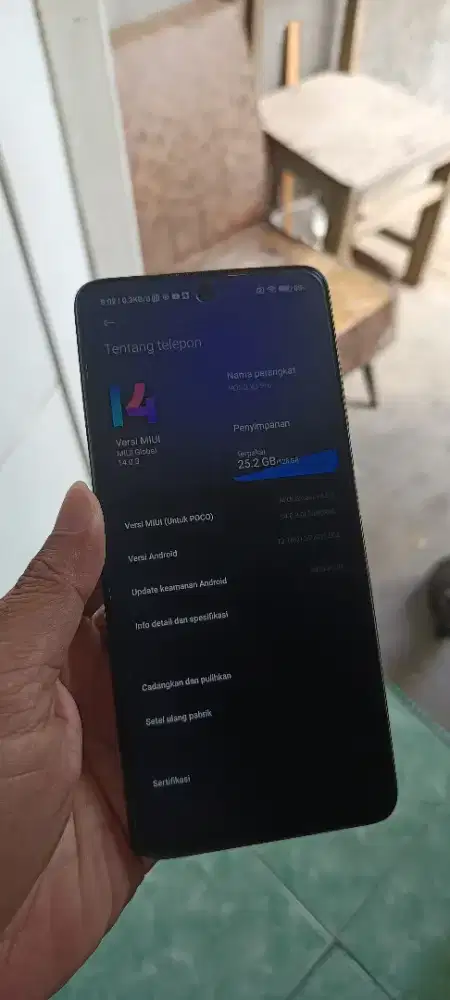 Poco X3 pro 8128 lengkap  bu