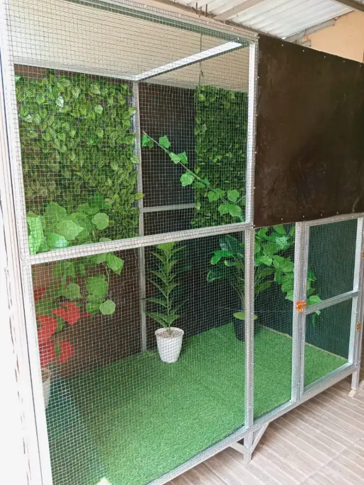 Aviary kandang burung estetik