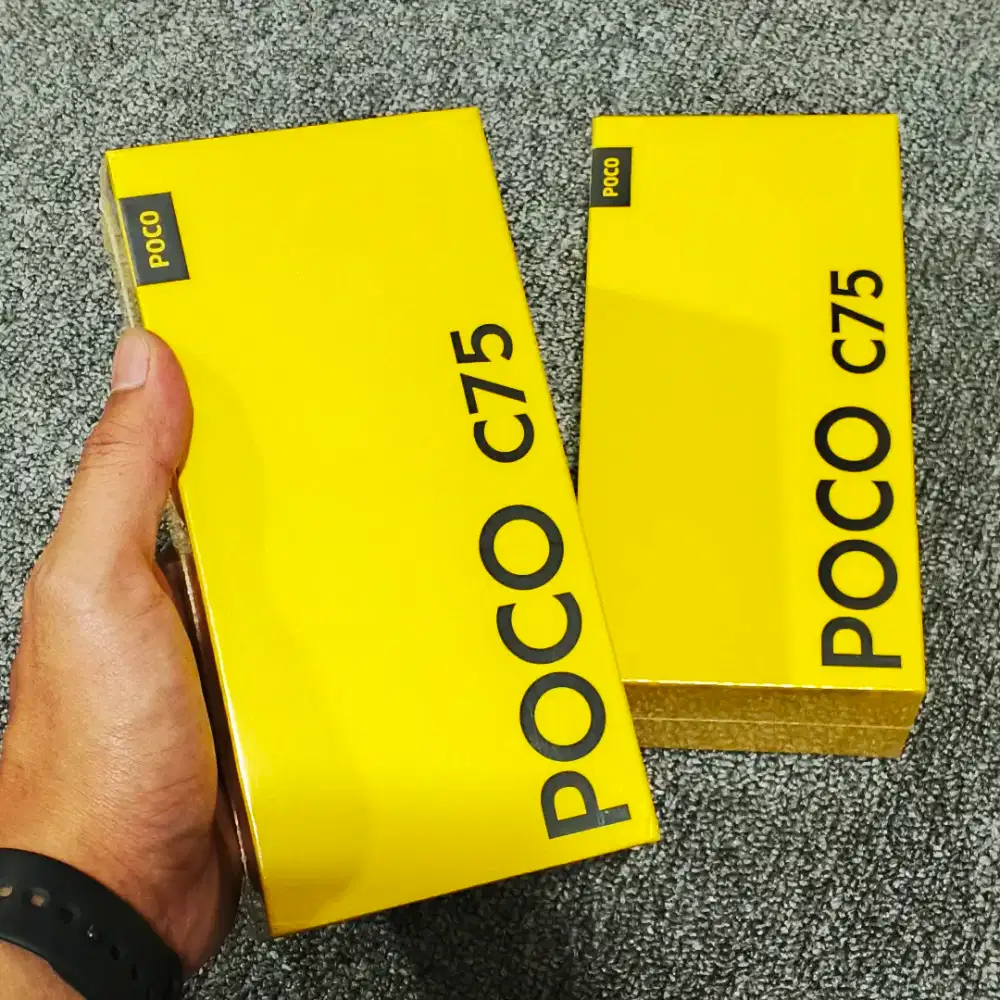 Promo POCO C75 6/128 GB Original Garansi Resmi