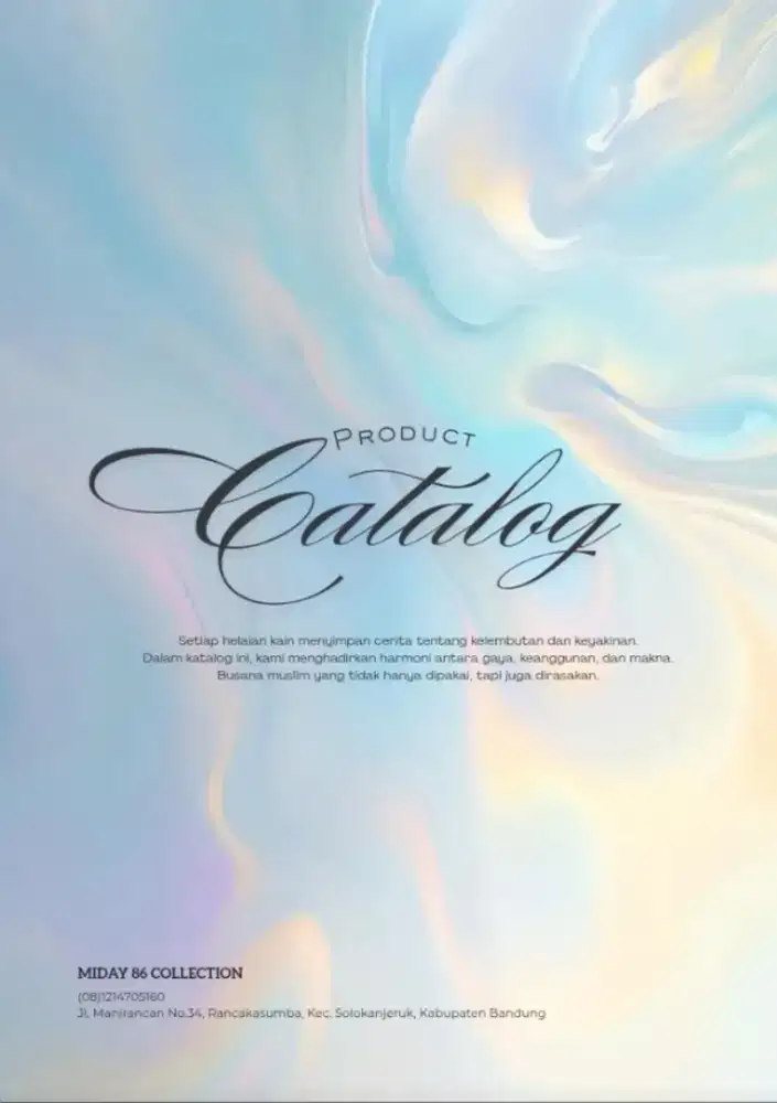 Kerudung segi empat modern simple