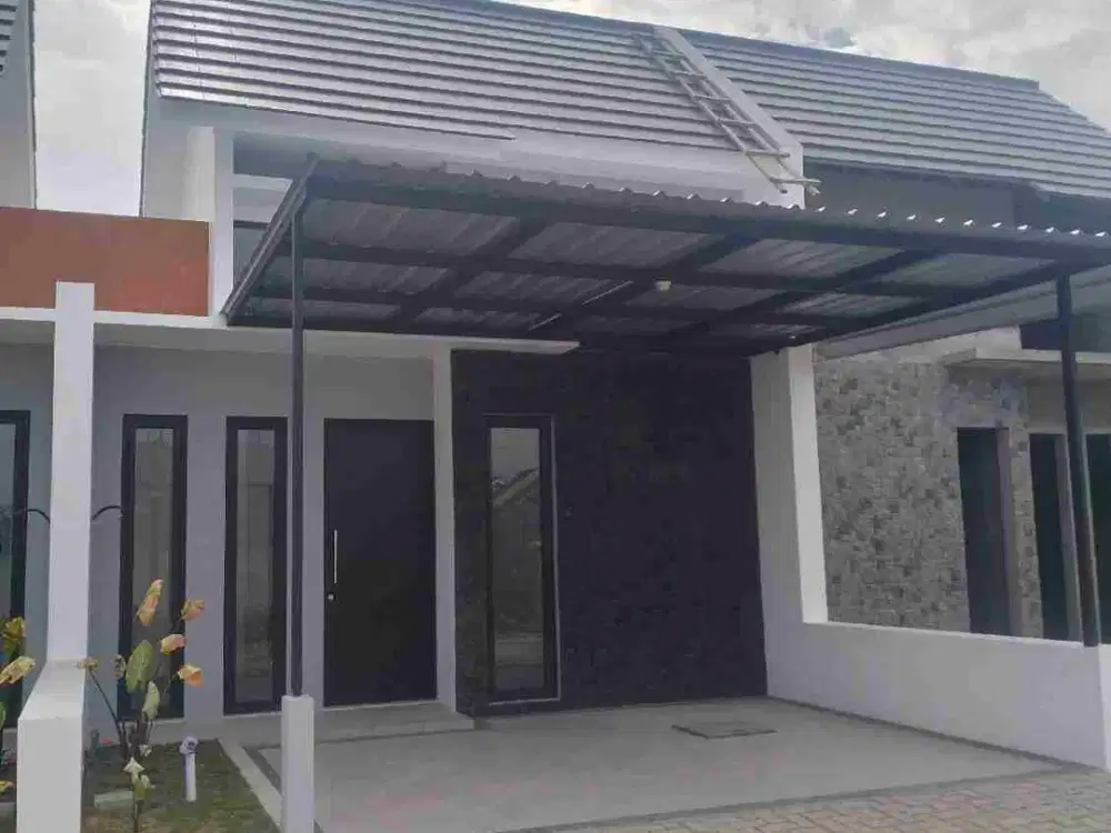 Dijual rumah baru minimalis di barat Gedangan dekat ke Aloha Bundaran Waru Pintu TOL dan Juanda