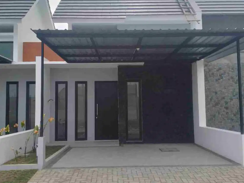 Dijual rumah baru minimalis di barat Gedangan dekat ke Aloha Bundaran Waru Pintu TOL dan Juanda