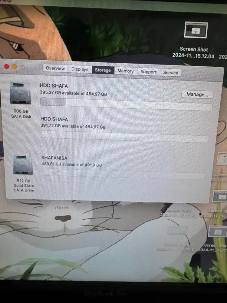 Macbook Pro 2012 13 inch (A1278)