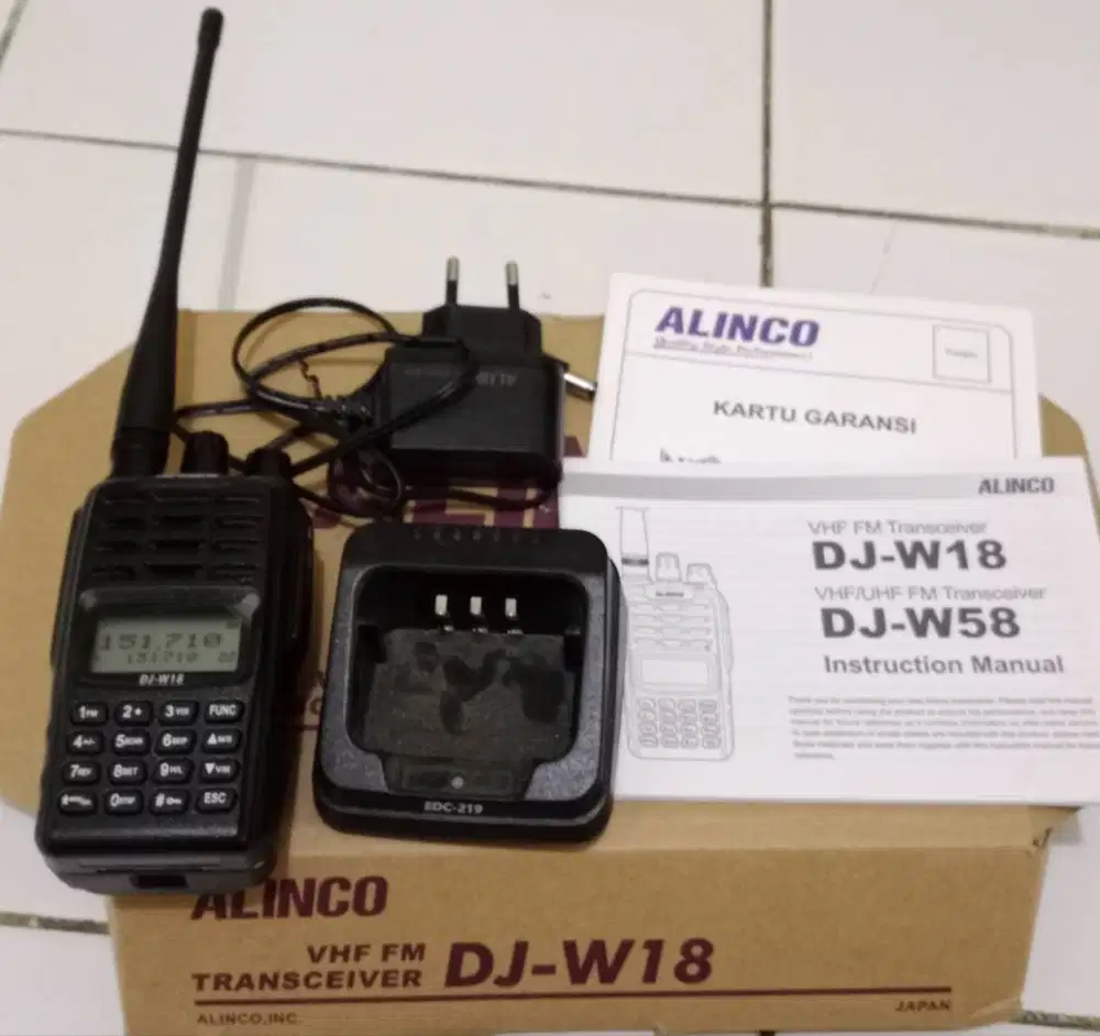 Jual HT ALINCO DJ-W18