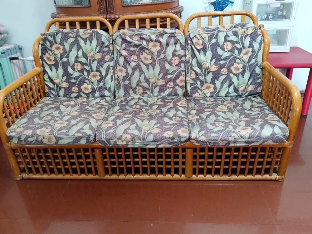 Kursi Tamu Rotan (preloved)