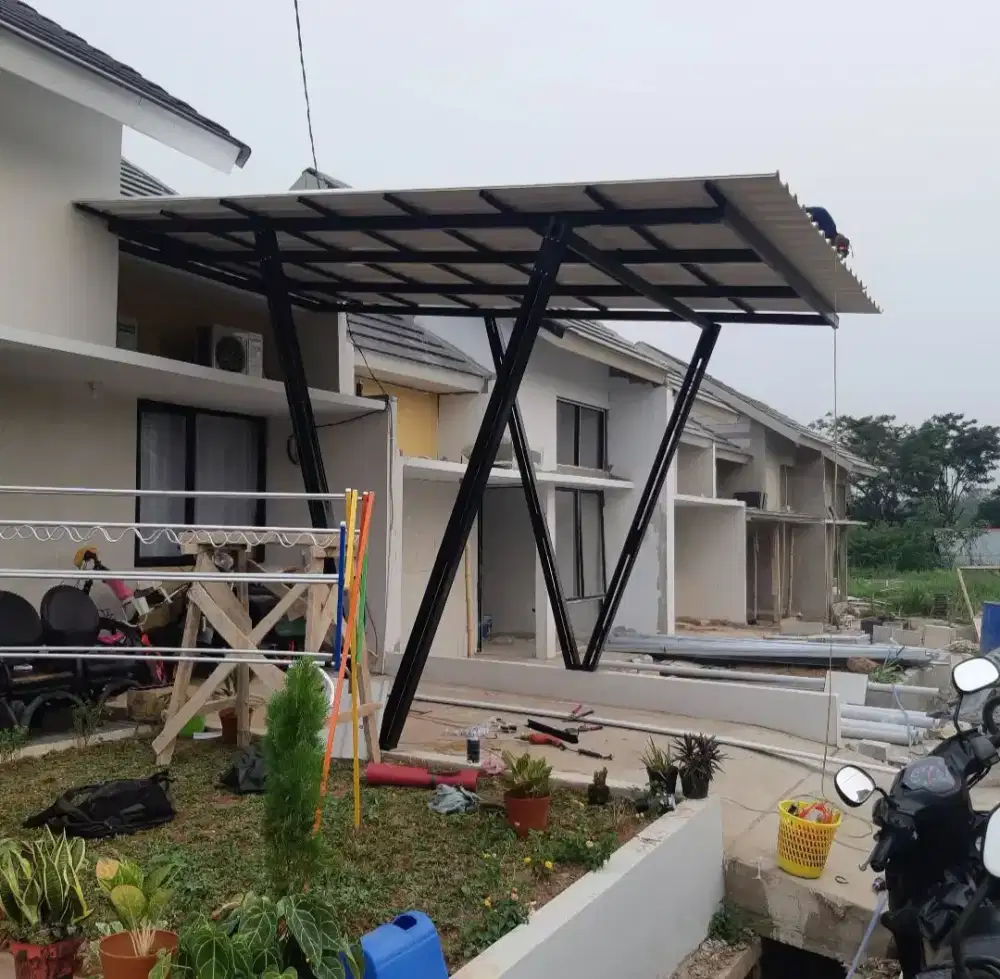 Pasang kanopi baja ringan promo