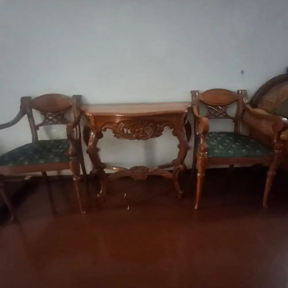 Kursi Meja Jati (preloved)