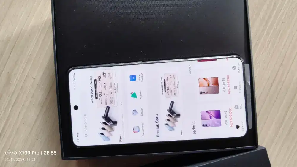 Vivo x200 pro 16/512 hitam fullset