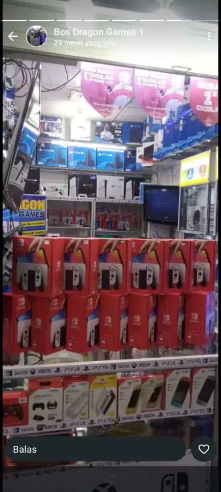 Nintendo switch oled 128gb full games