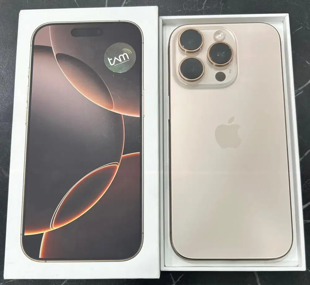 Iphone 16 Pro 256gb Ibox mulus masih garansi fullset nominus