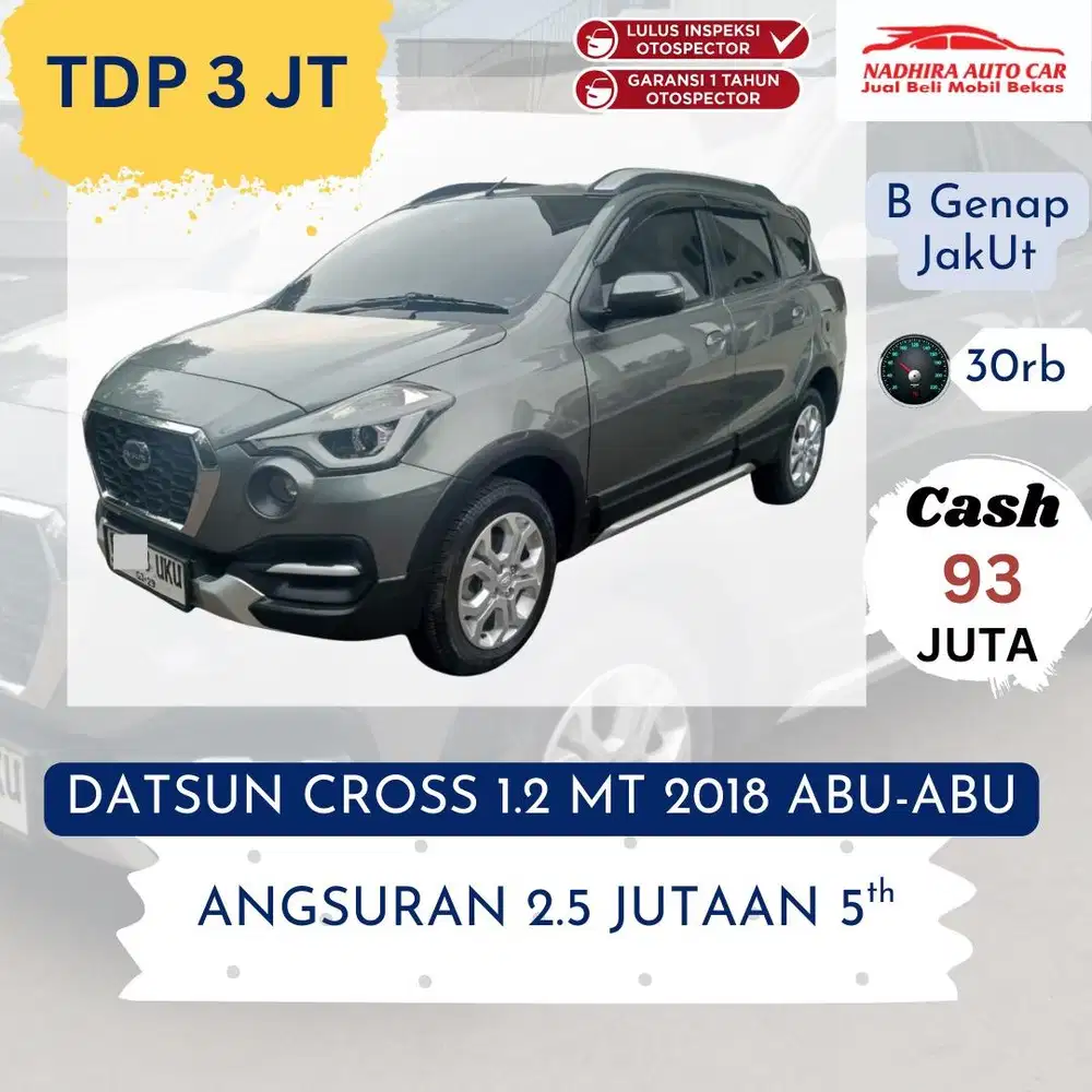 Promo Kredit DP 1 Juta Datsun Cross 1.2 MT 2018 Abu-abu