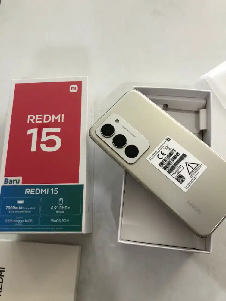Redmi 15 8/256 nfc baterai 7000mah