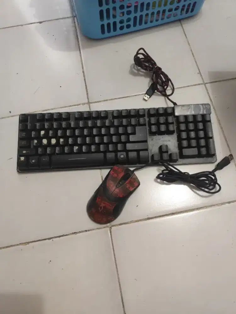 Keyboard gaming terus k9 & mouse gaming x7