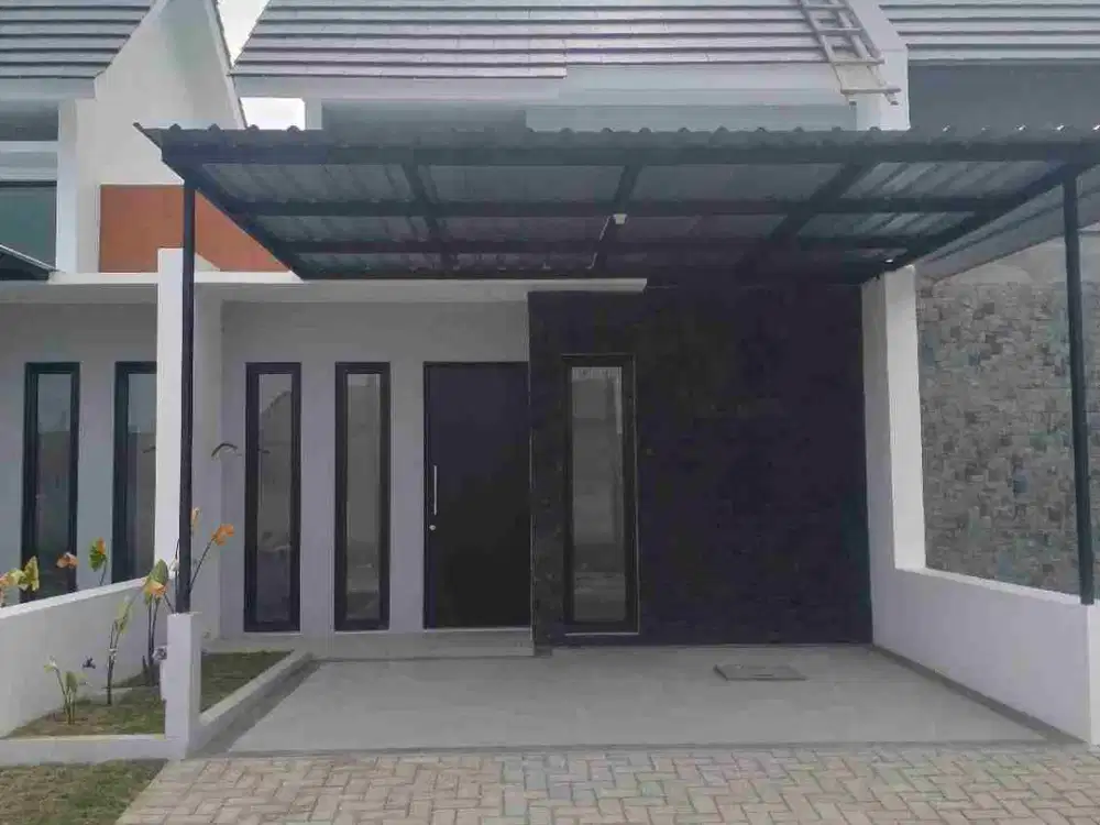 Dijual rumah baru minimalis di barat Gedangan dekat ke Aloha Bundaran Waru Pintu TOL dan Juanda