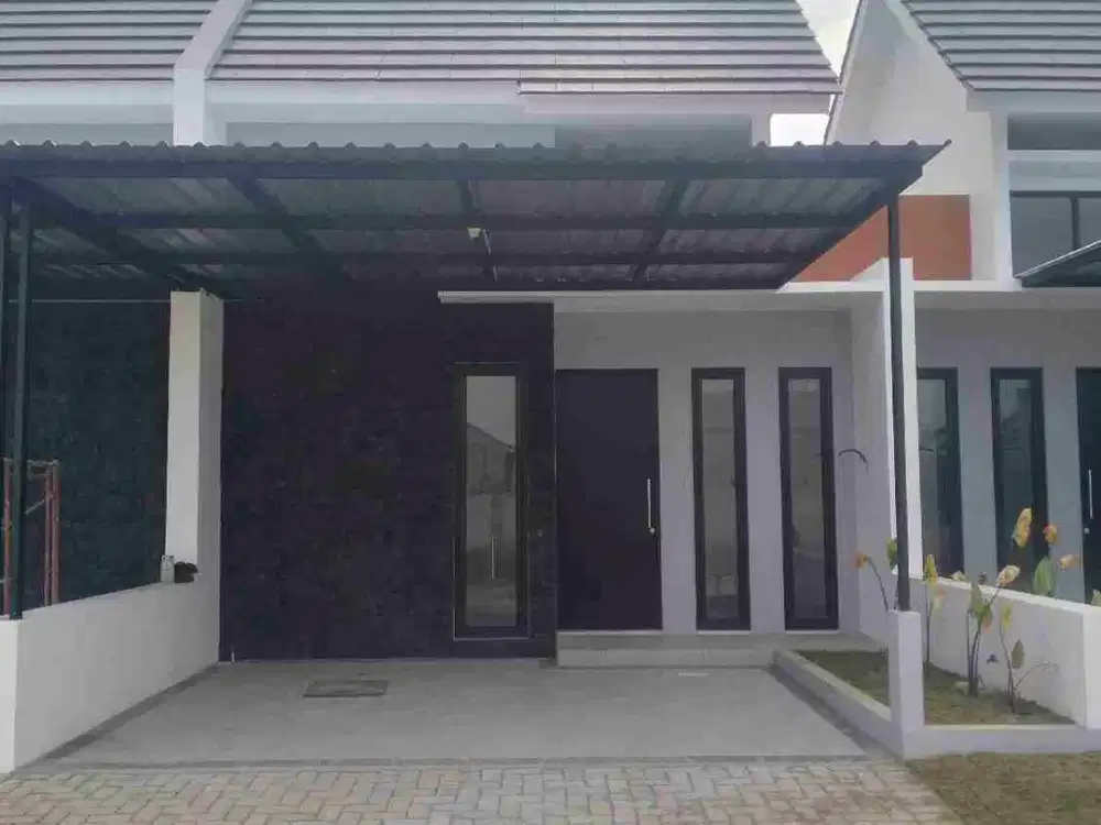 Dijual rumah baru minimalis di barat Gedangan dekat ke Aloha Bundaran Waru Pintu TOL dan Juanda