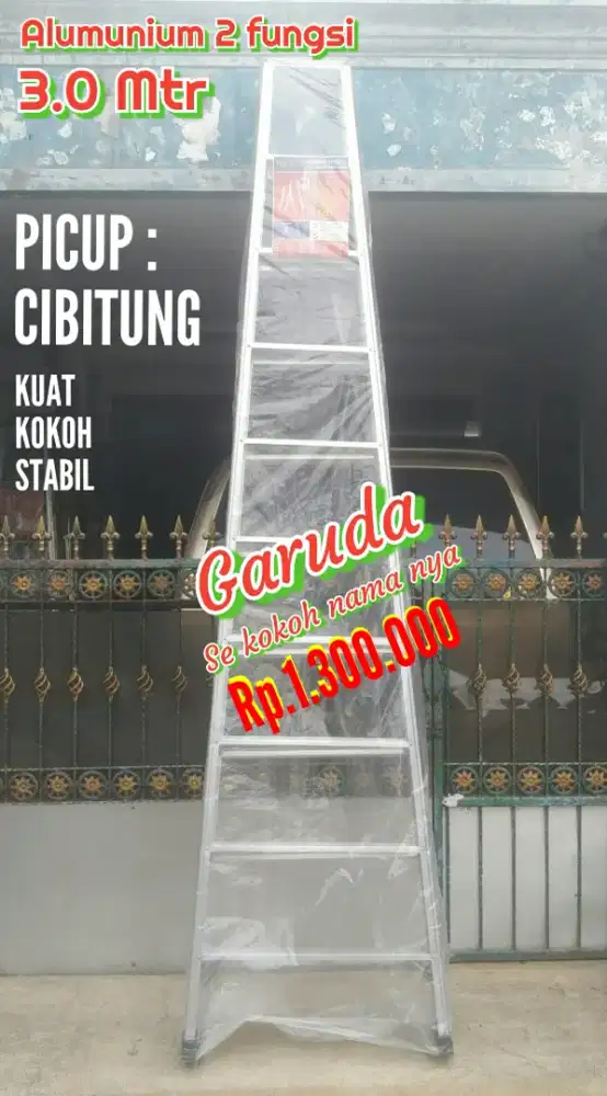 Tangga lipat almunium 3.0 mtr.