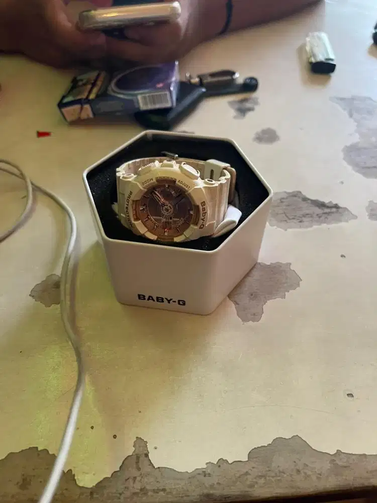 jam tangan casio baby G white