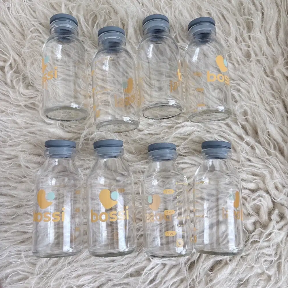 Botol Asi Kaca Bossi 8pcs [NET]