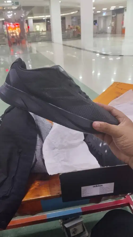Dijual Sepatu Adidas Duramo SL Black Ukuran 45 1/3