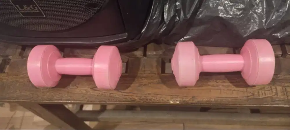 Dumbell 1 Kilos Pink Lucu