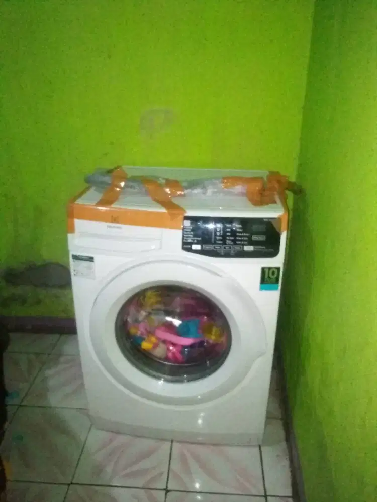 Mesin cuci baru di pakai sebulan mulus