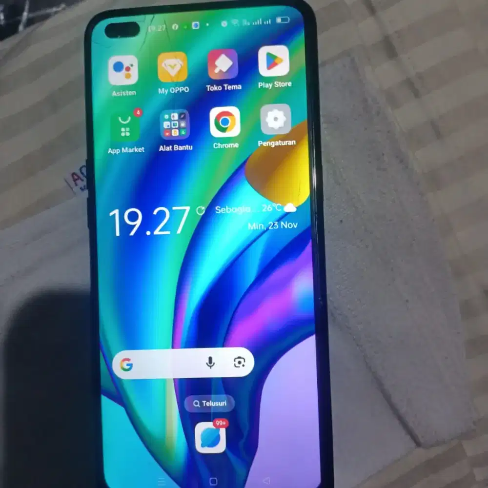 Hp Merck Oppo Reno 4f hitam