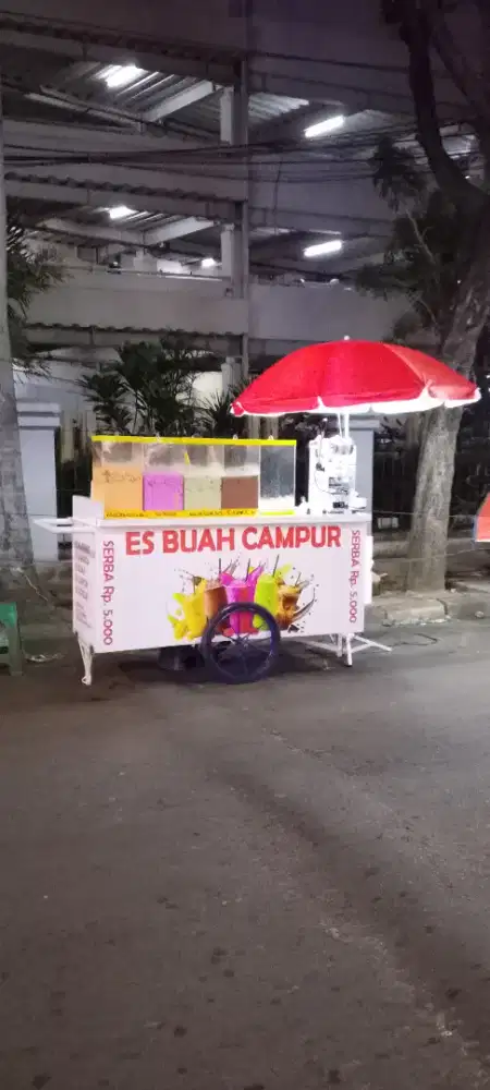 Gerobak jualan dinding ACP ( aluminium Composite Panel )