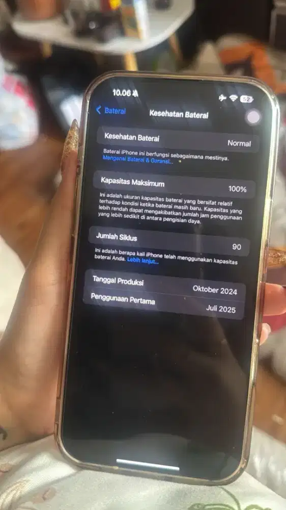 16 pm 256 warna gold BH 100(ori)