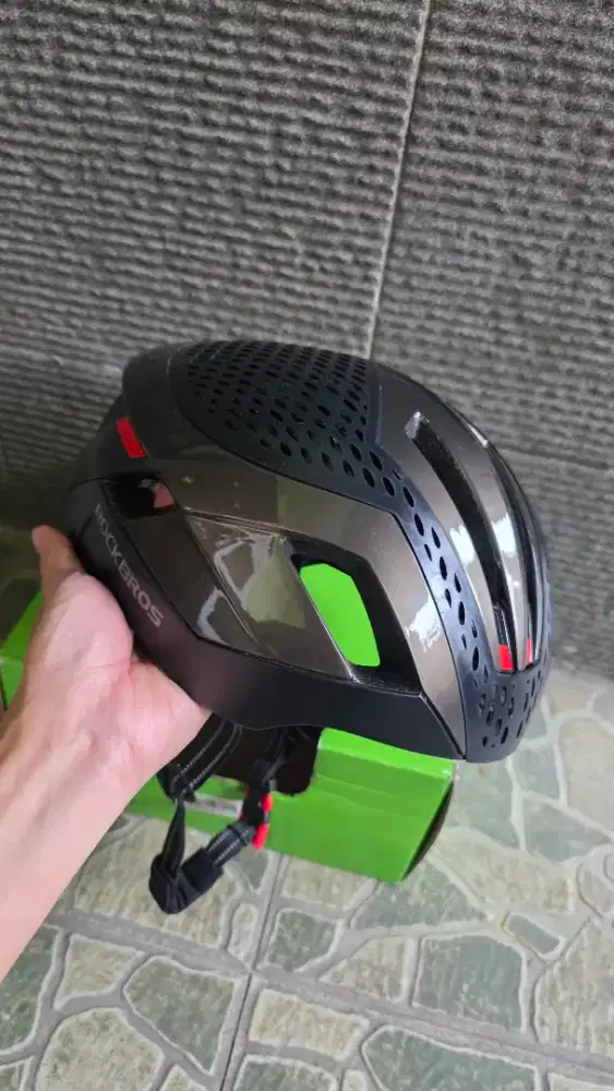 Helm Sepeda Rockbros TT-30 3in1 Titanium