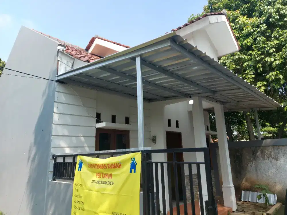 Disewakan Rumah Per Tahun - Lokasi Kampung Sawah