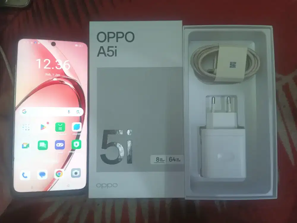Oppo A5i  8 64  Mulus  Full Set  Resmi Oppo