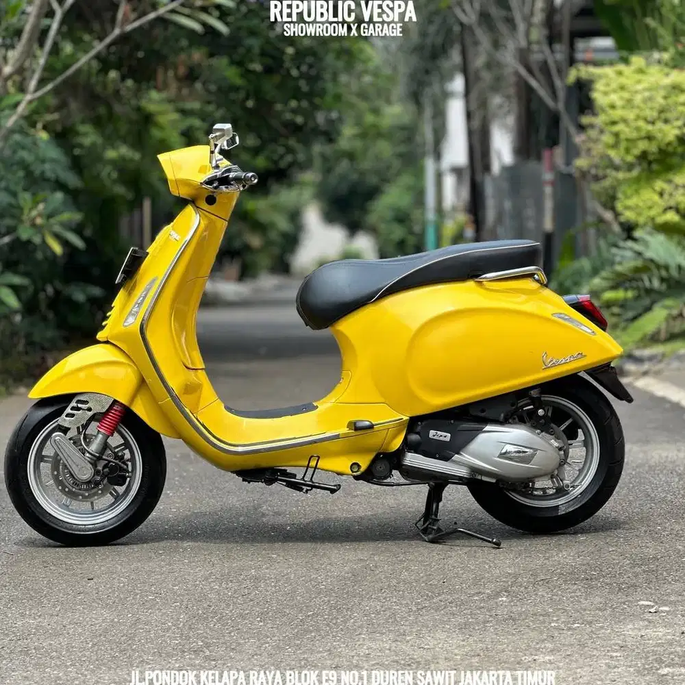 Piaggio Vespa SPRINT 150 IGET ABS Th 2019 WARNA KUNING PERFECT CONDITI
