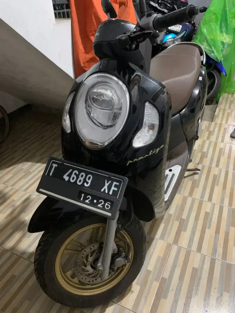 scoopy prestige 2021 km rendah