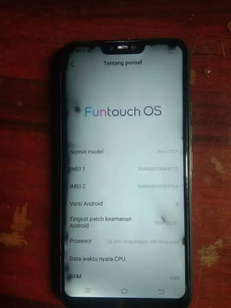 Vivo V9 4/64 GB Minusan