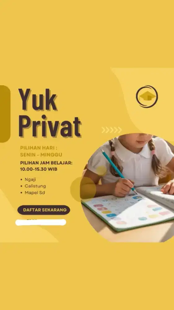 Yukk Privatt (Guru datang ke rumah)
