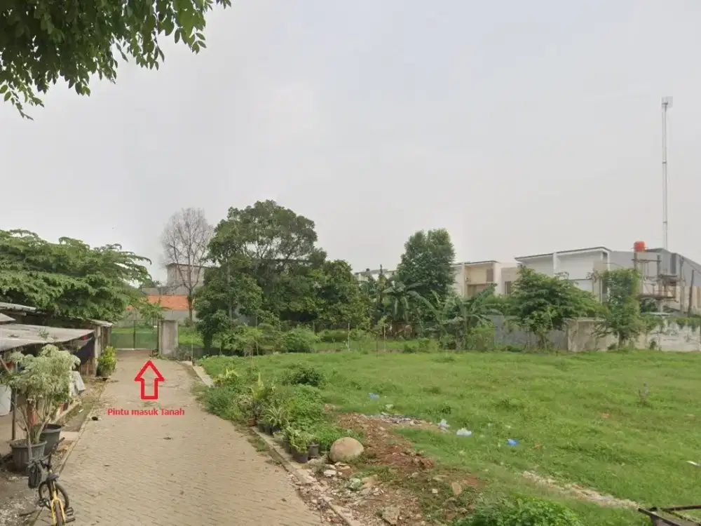 Tanah Dijual di Jakarta Selatan 2 Km Pasar Pesangrahan, SHM