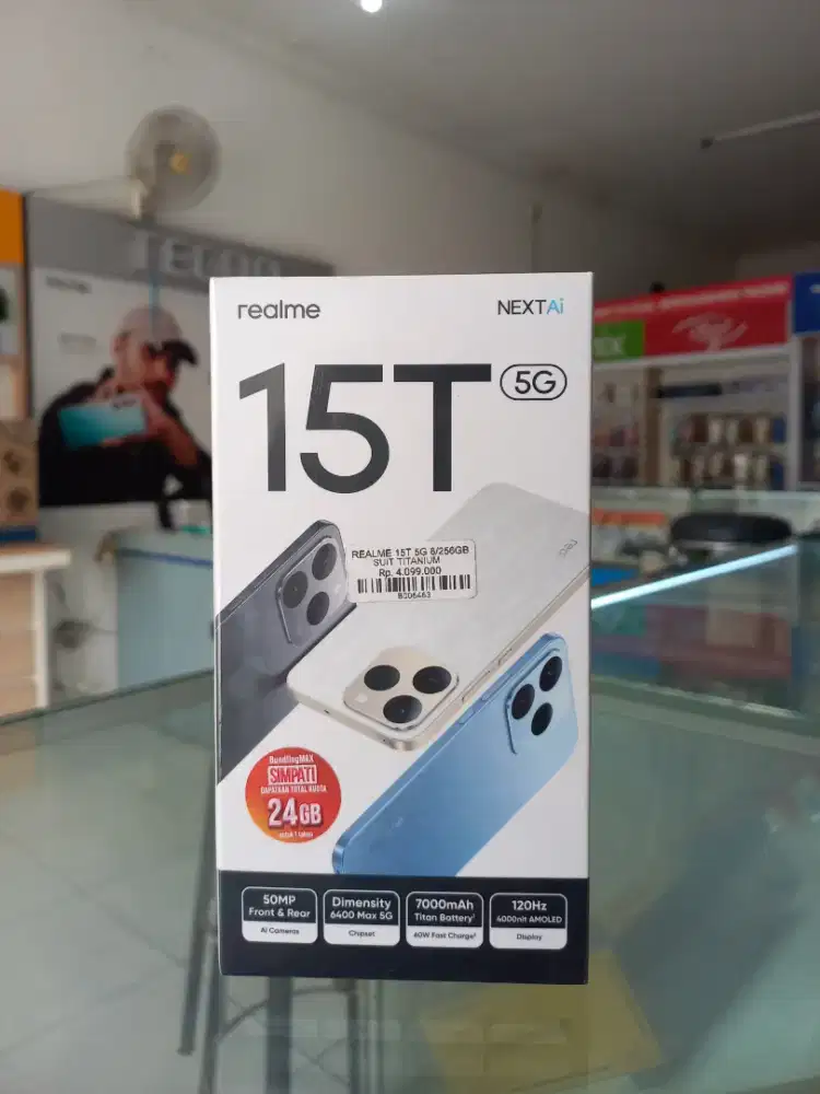 Realme 15T 16gb / 256gb Bergaransi Resmi