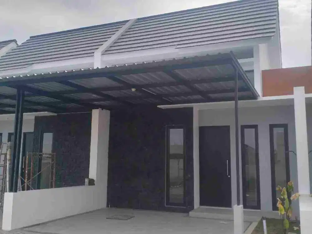 Dijual rumah baru minimalis di barat Gedangan dekat ke Aloha Bundaran Waru Pintu TOL dan Juanda