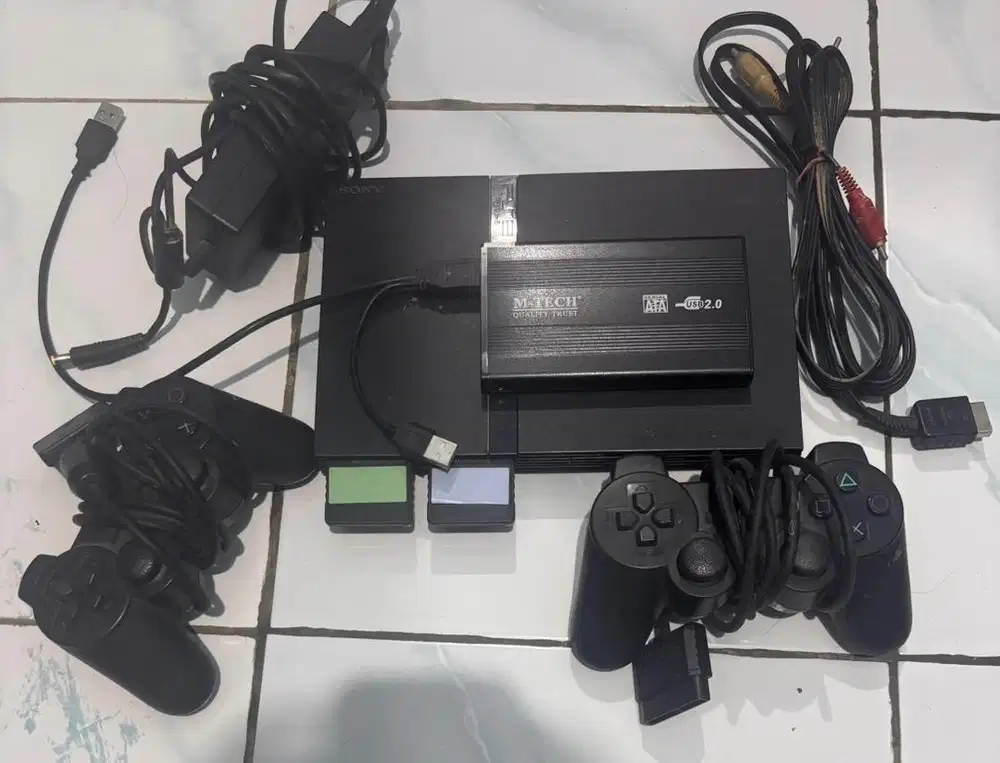 PS2 Slim seri 7 + hardisk game