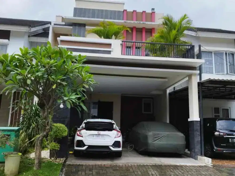 Rumah Murah 3 Lantai di Dalam Cluster De latinos BSD