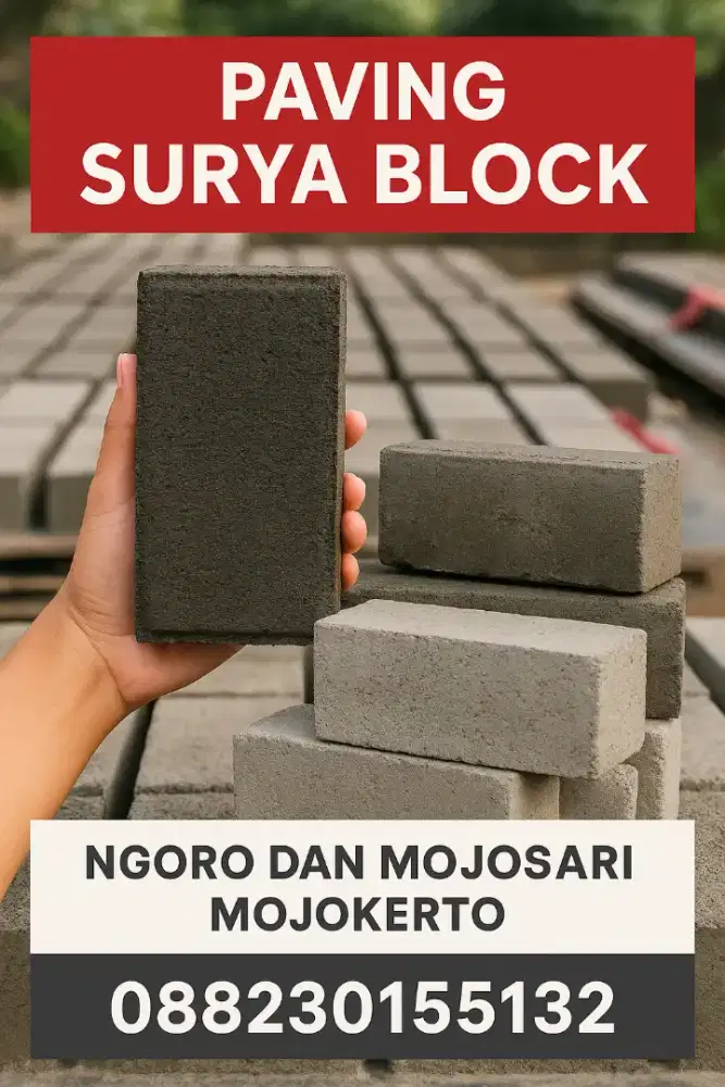 Paving murah corso segi enam 3Dimensi