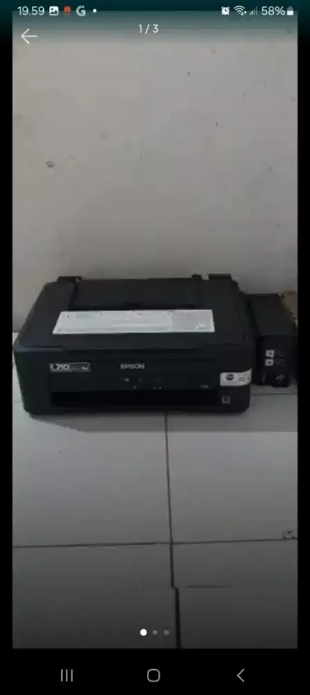 JUAL CPT PRINTER EPSON L210 NO MINUS