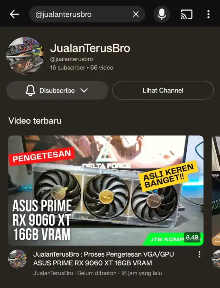 VGA ASUS PRIME AMD RX 9060 XT 16GB TRIPLE FAN BLACK RX9060 RX9060XT