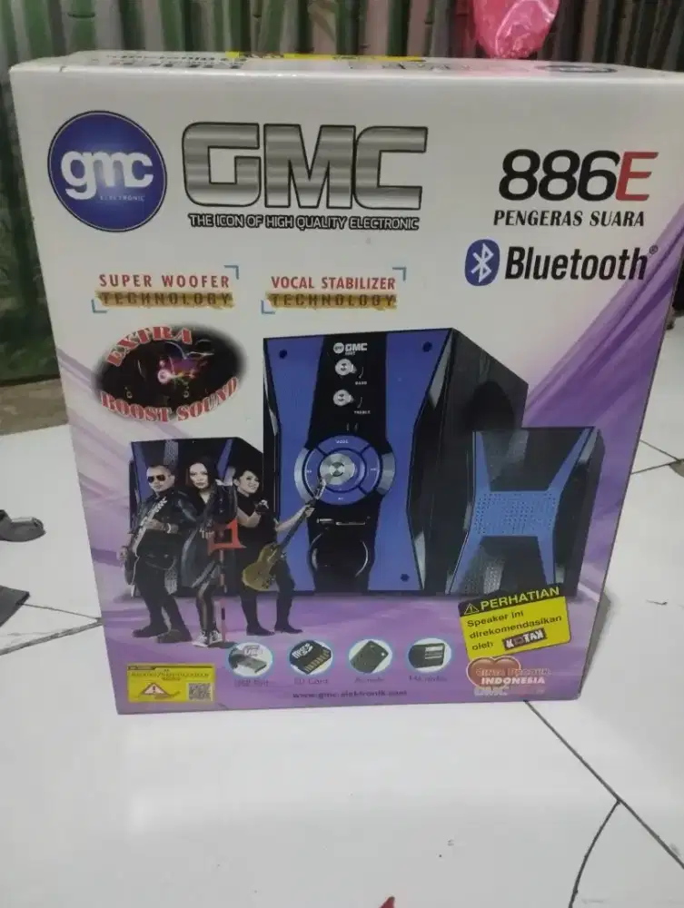 speaker bluetooth GMC 886E