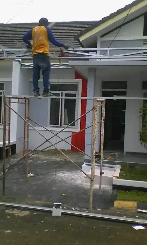 Kanopi bajaringan ganti atap rumah dll