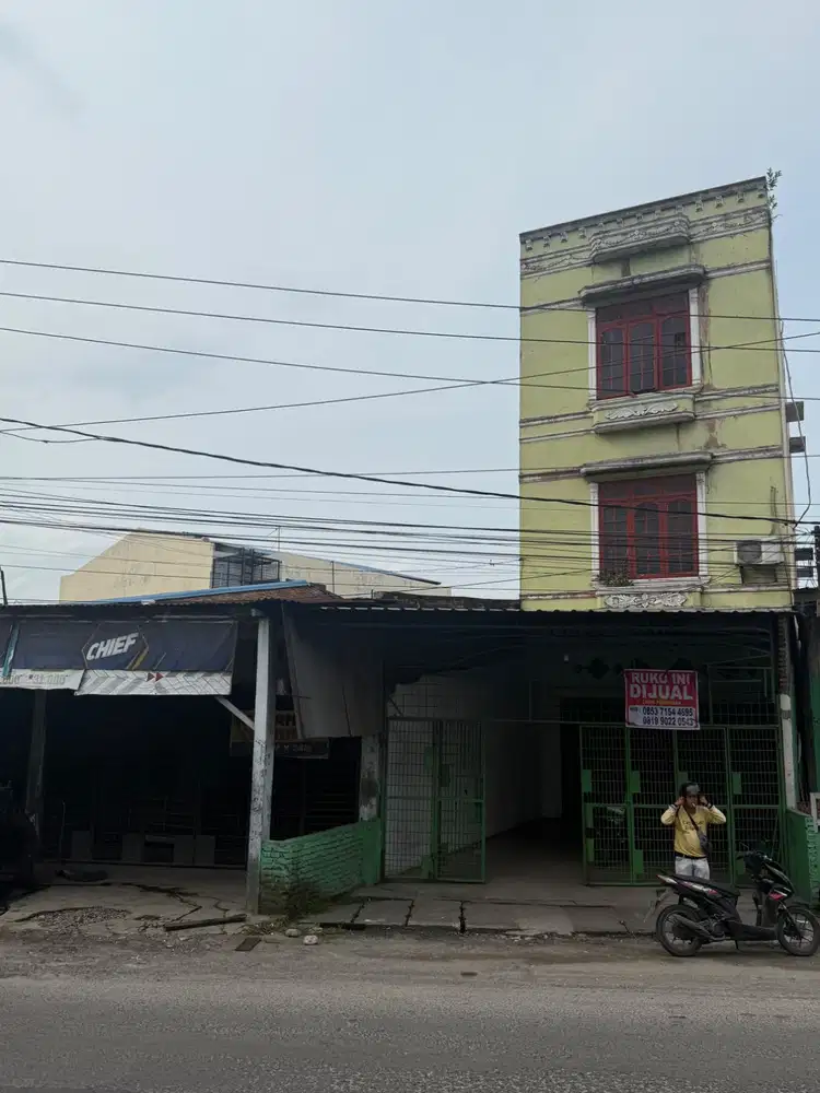 DIJUAL RUKO HUNIAN USAHA TANJUNG MORAWA (jual santai)