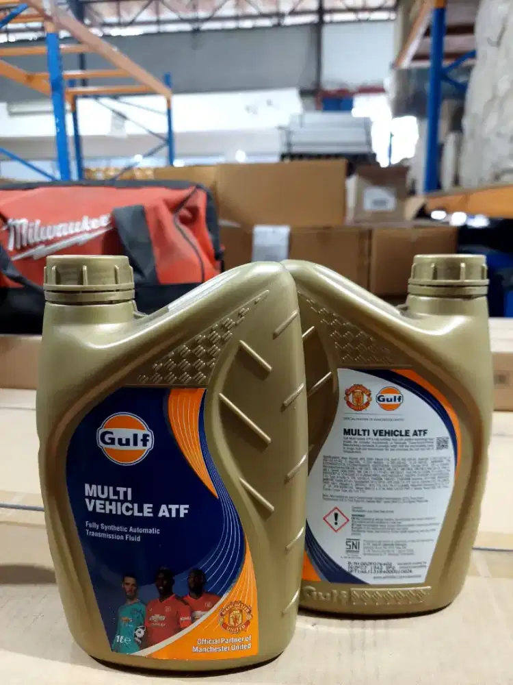 oli transmisi otomatis sintetis penuh Gulf Multi-Vehicle ATF