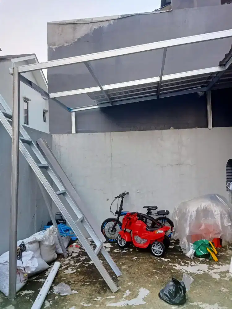 Kanopi bajaringan ganti atap rumah renopasi