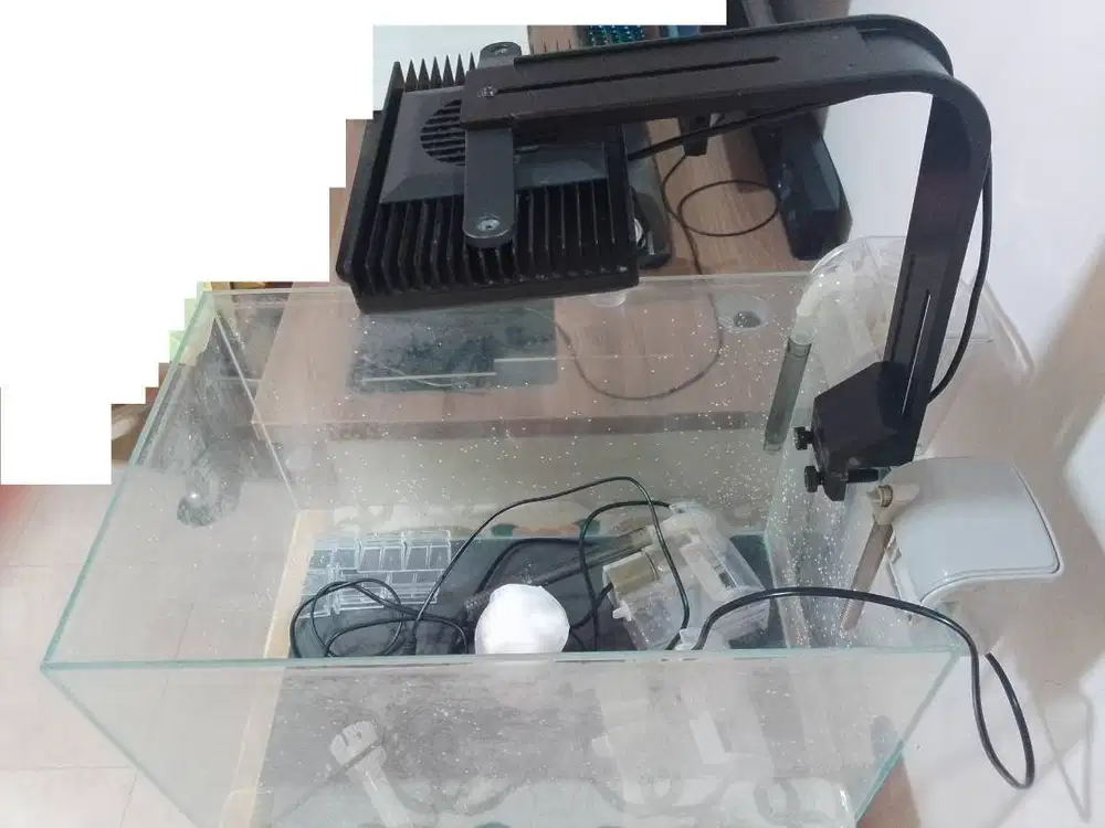 KANDILA I-GLASS 500 57L OPTIC CLEAR AQUARIUM dan Noopsyche K7 PRO II